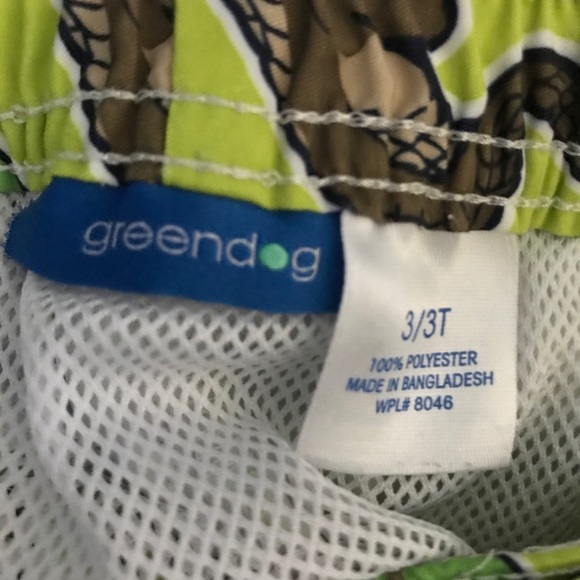 Greendog Swim Trunk Size 3T - Picture 3 of 3